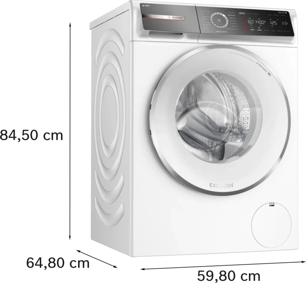 ابعاد ماشین لباسشویی بوش WGB244AO 
